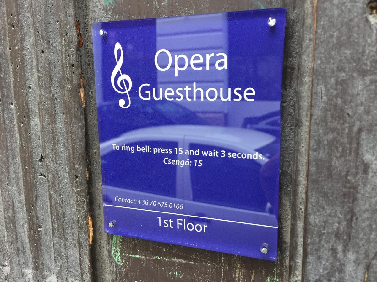 Opera Guesthouse Budapest Kültér fotó