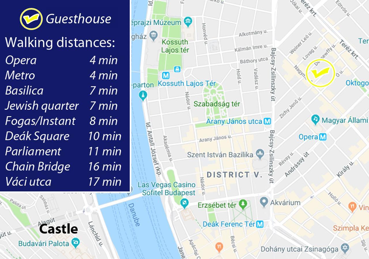 Opera Guesthouse Budapest Kültér fotó